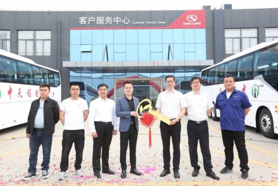 30 Units King Long Coaches Arrive in Tianjin for Operation