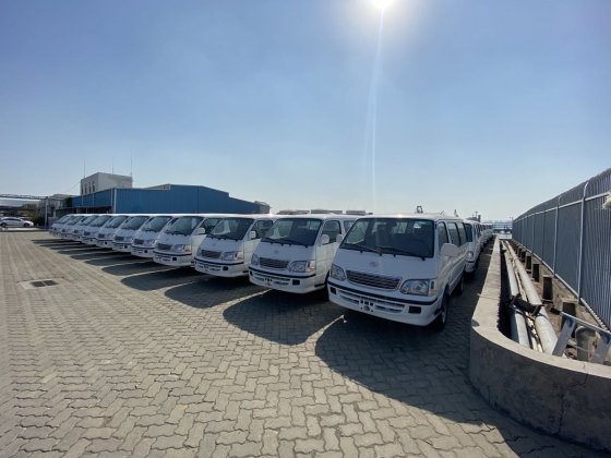 More than 1,100 King Long vans exported to Egypt from February to April 2021