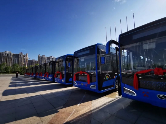 92 Units King Long Electric City Buses Arrive in Ningde for Operation