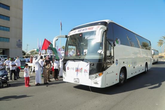 King Long Bus Joined UAE National Day Celebrations