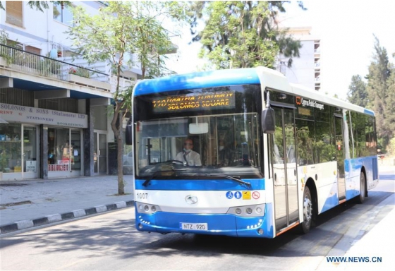 155 Units King Long Buses Start serving public transport in Cyprus