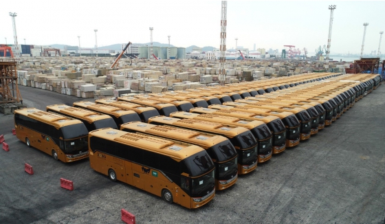510 Units King Long Luxury Coaches Shipped to Saudi Arabia for Operation