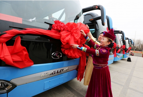 King Long Delivered 32 Units Coaches to Serve Performing Artists