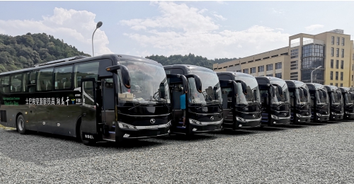 King Long Shuttle Buses Come into Service in Qiandao Lake