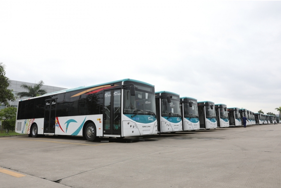 78 Units of Gorgeous-Looking King Long City Buses Started Operation in the Capital of New Caledonia
