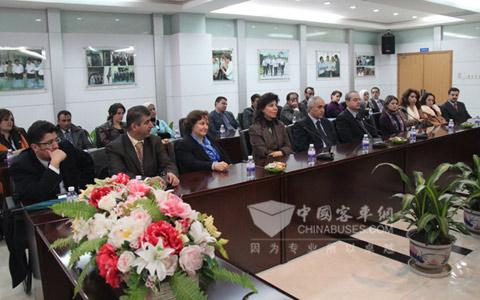 Syria Government Officials Visit King Long Bus
