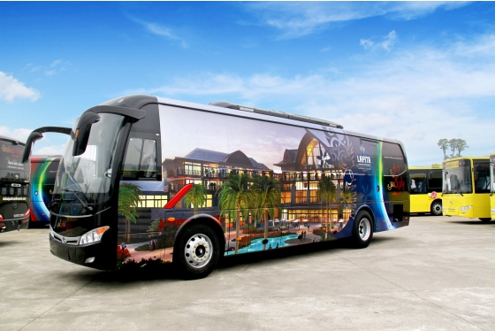 King Long Shuttle Buses Unveil in Dubai Parks
