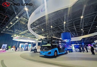 King Long XMQ6601AGBEV autonomous bus won the Champion of 2023 Dubai World Challenge for Self-Driving Transport
